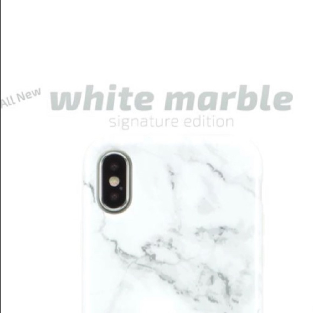 Loopy Original - iPhone X/Xs White marble matte